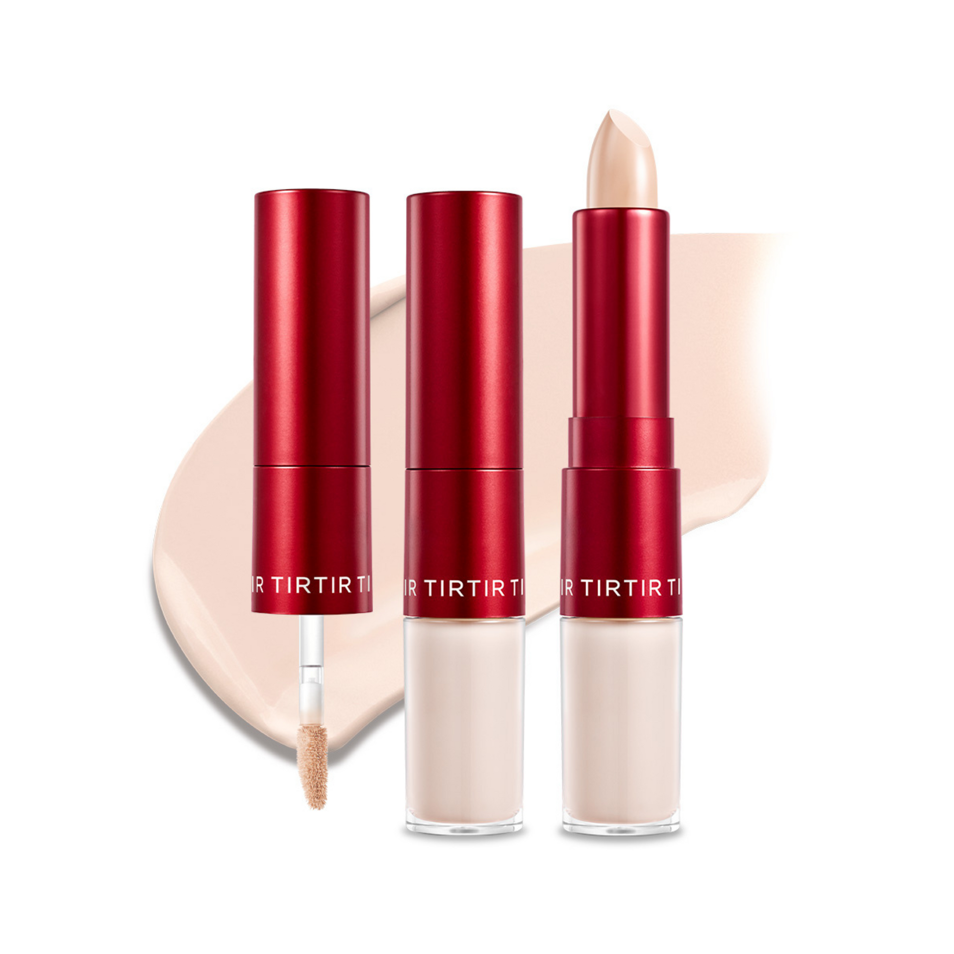 TIRTIR Glide Hide Blurring Concealer 1 N Korean dual-action fair neutral concealer 72-hour wear