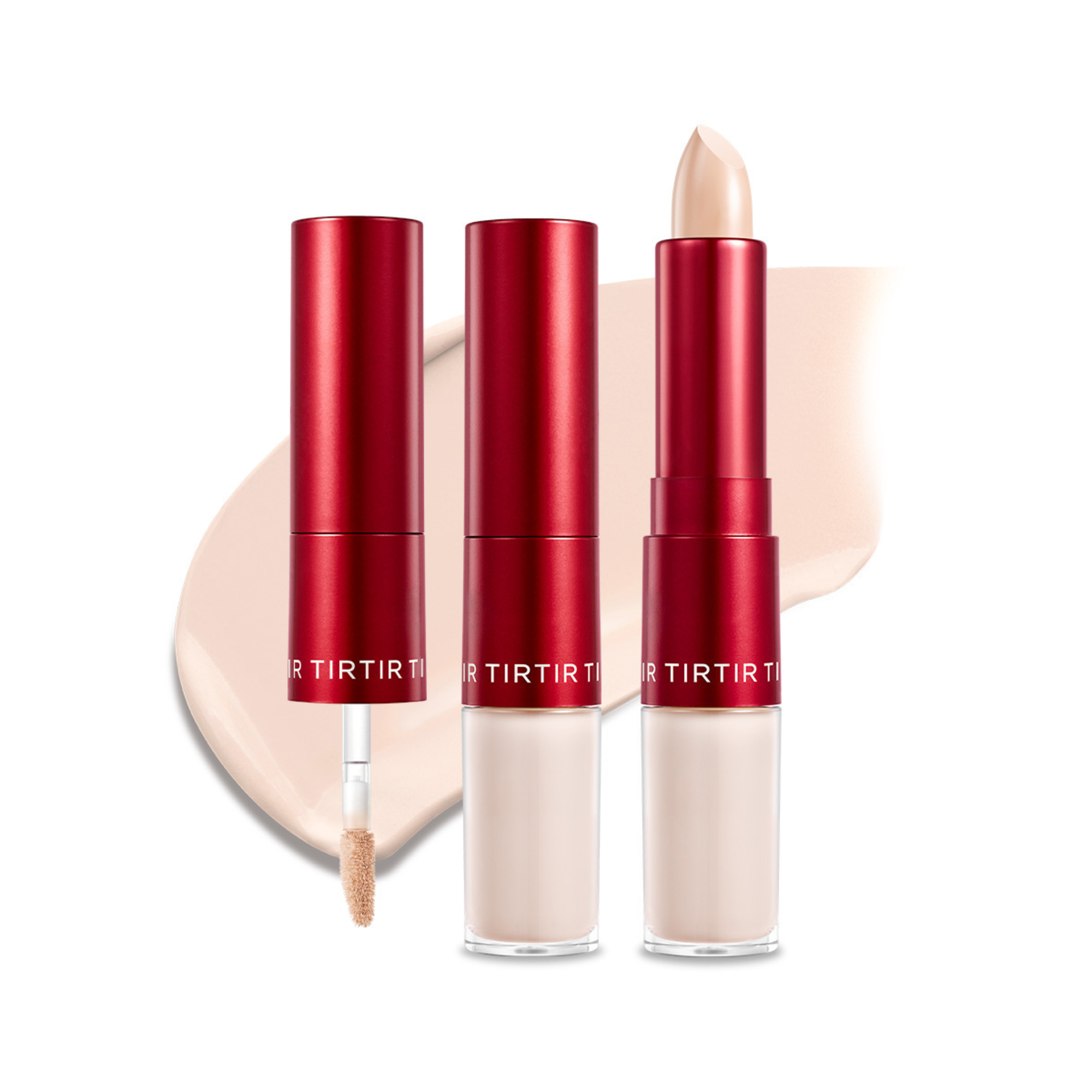 TIRTIR Glide Hide Blurring Concealer 1 N Korean dual-action fair neutral concealer 72-hour wear