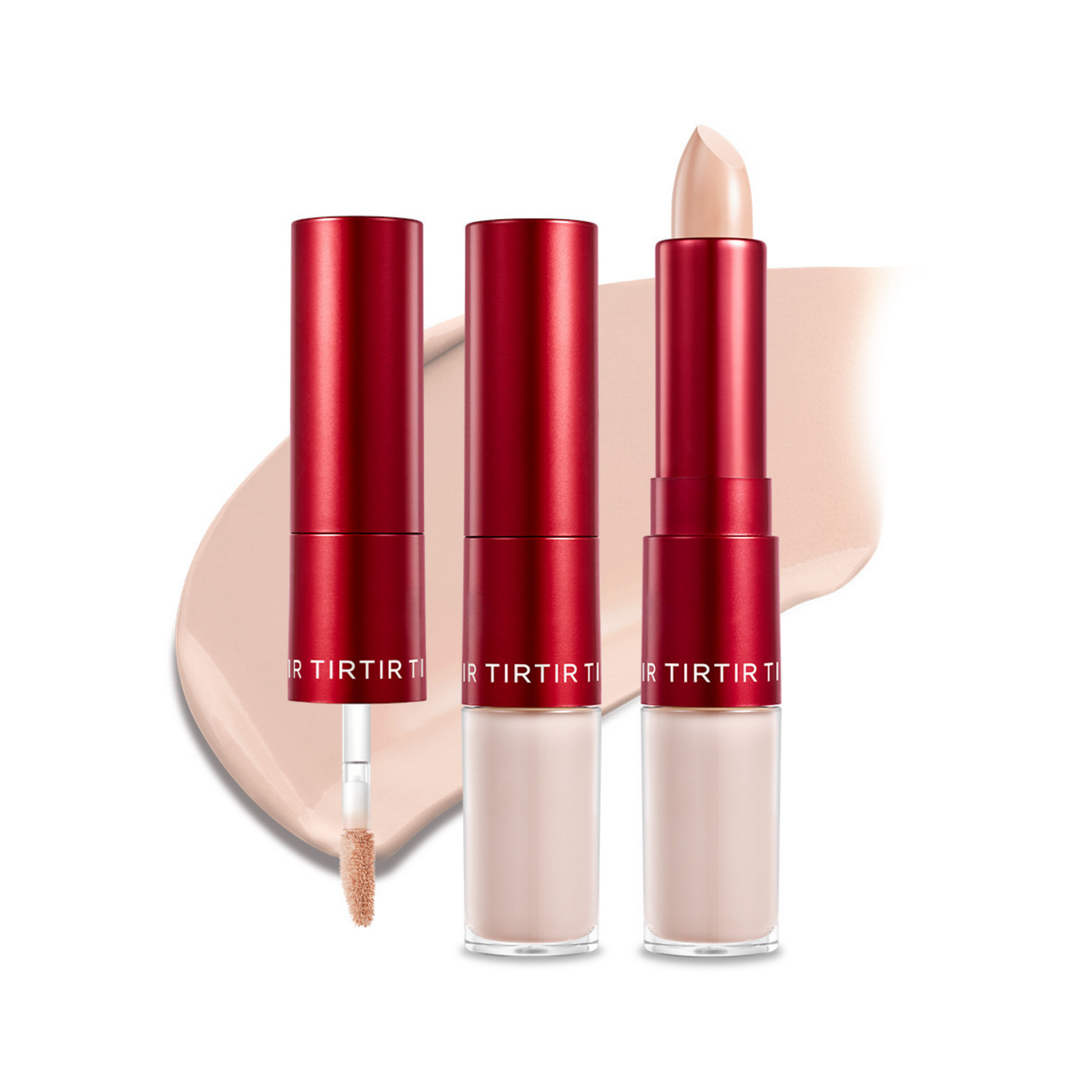 TIRTIR Glide Hide Blurring Concealer 2.5 C Korean dual-action light cool concealer 72-hour wear