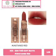 3CE Soft Matte Lipstick Unstained Red