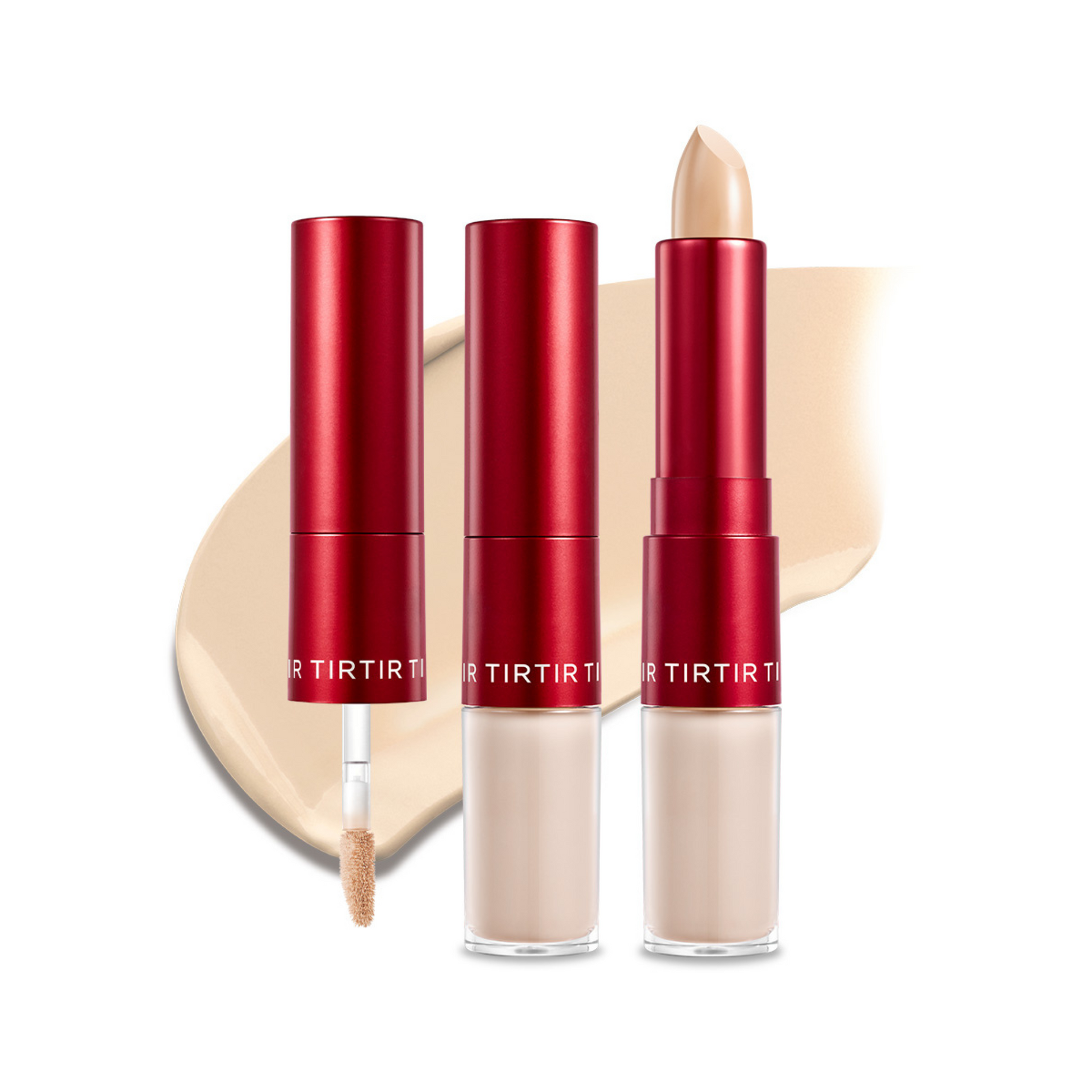 TIRTIR Glide Hide Blurring Concealer 3 W Korean dual-action light warm concealer 72-hour wear