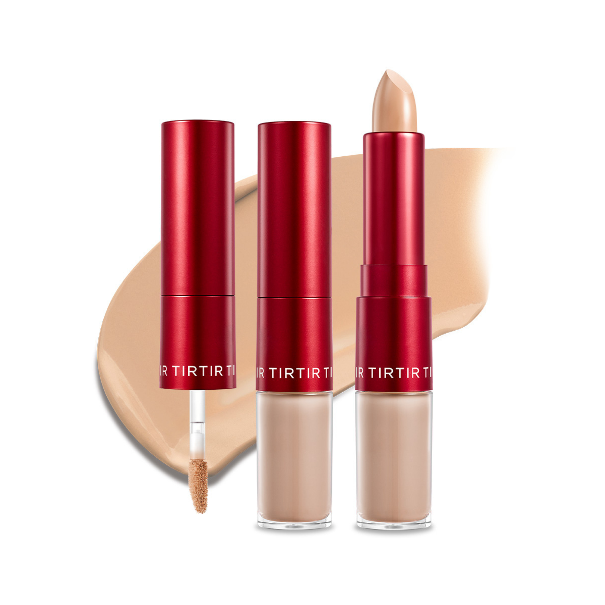 TIRTIR Glide Hide Blurring Concealer 5 C Korean dual-action medium cool concealer 72-hour wear
