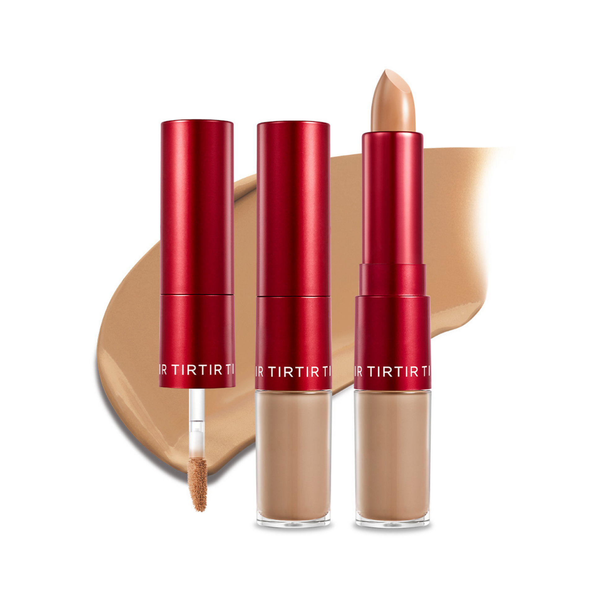 TIRTIR Glide Hide Blurring Concealer 7.3 N Korean dual-action tan neutral concealer 72-hour wear