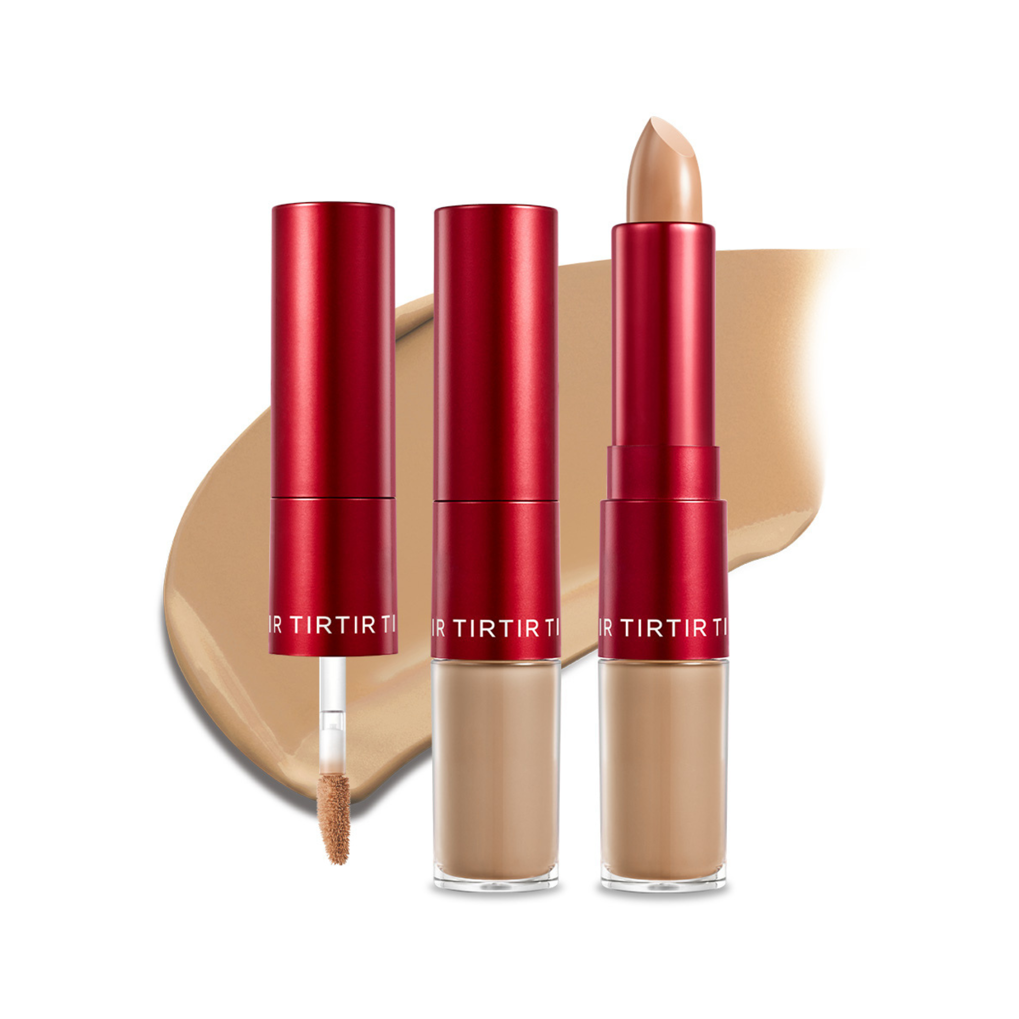 TIRTIR Glide Hide Blurring Concealer 7 N Korean dual-action tan neutral concealer 72-hour wear