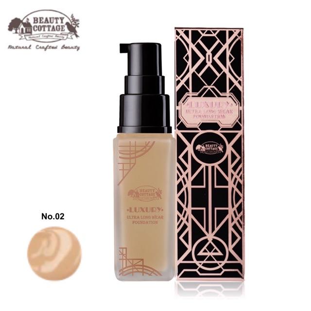 BEAUTY COTTAGE Luxury Ultra Long Wear Foundation 02 Beige