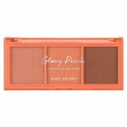 Baby Bright Glowy Peach Contour Palette 4g x 3 Colors - Korean sculpting highlight and contour palette with shimmer