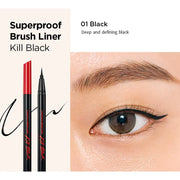 CLIO Superproof Brush Liner 01 Kill Black liquid liner