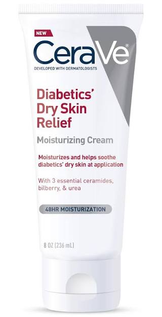 CeraVe Diabetics Dry Skin Relief Moisturizing Cream 226g