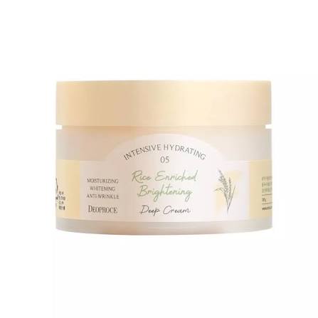 Deoproce Intensive Hydrating Rice Enriched Brightening Deep Cream 100g