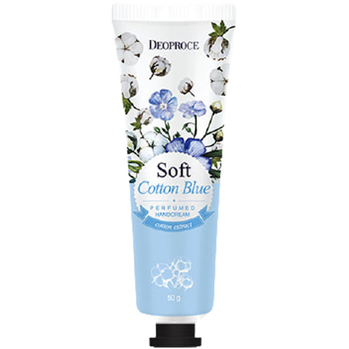 Deoproce Soft Cotton Blue Hand Cream 50g tube
