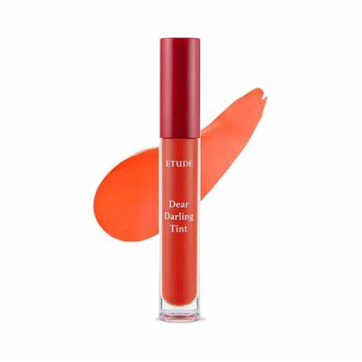 ETUDE Dear Darling Water Gel Tint Ice Cream OR205 Apricot Red Korean warm apricot orange lip tint creamy