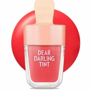 ETUDE Dear Darling Water Gel Tint Ice Cream PK004 Red Bean Korean rosy pink creamy lip tint velvety