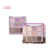 ETUDE Play Color Eyes Love Lilac LUV IS TRUE Special Edition 9-shade lilac palette with wet glitter