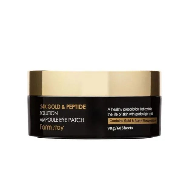 Farmstay 24K Gold Peptide Solution Ampoule Eye Patch 60 patches
