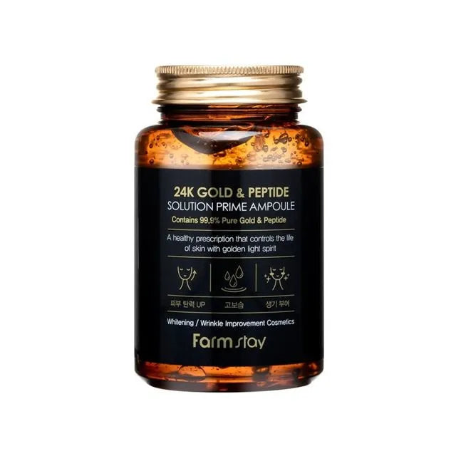 Farmstay 24K Gold Peptide Solution Prime Ampoule 250ml