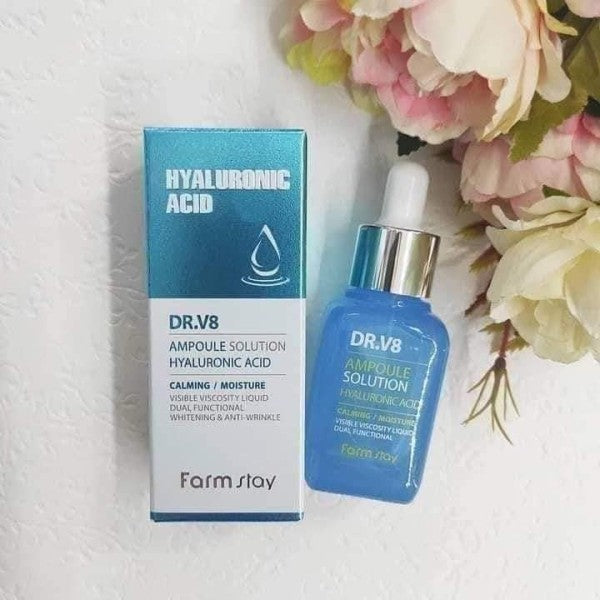 Farmstay Dr. V8 Ampoule Solution Hyaluronic Acid 30ml