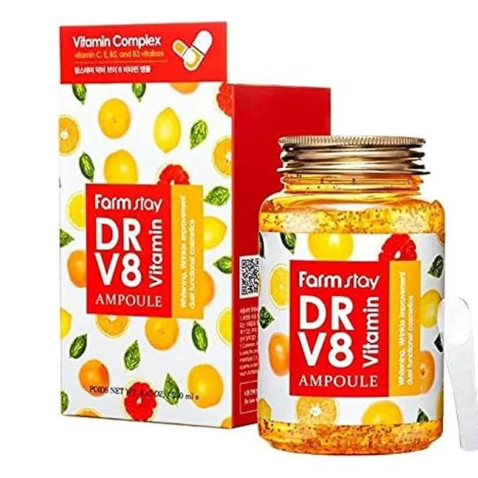 Farmstay Dr. V8 Ampoule Solution Multi-Vitamin 30ml