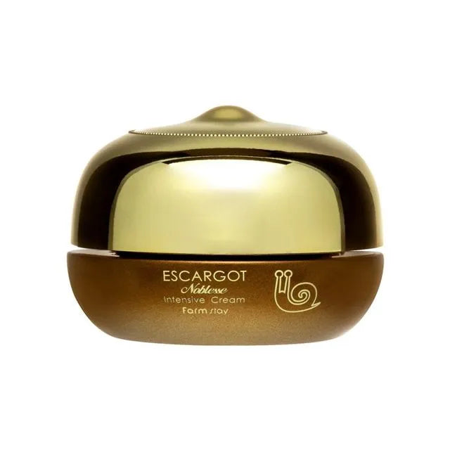 Farmstay Escargot Noblesse Intensive Eye Cream 50g open jar view