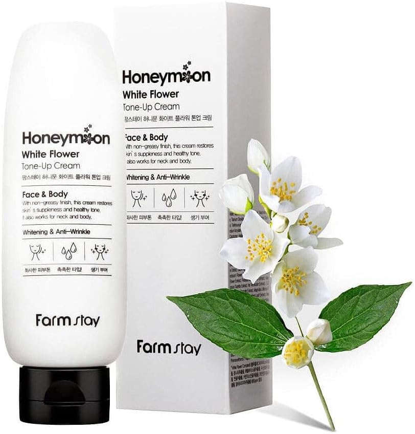 Farmstay Honeymoon White Flower Tone-Up Cream 150ml