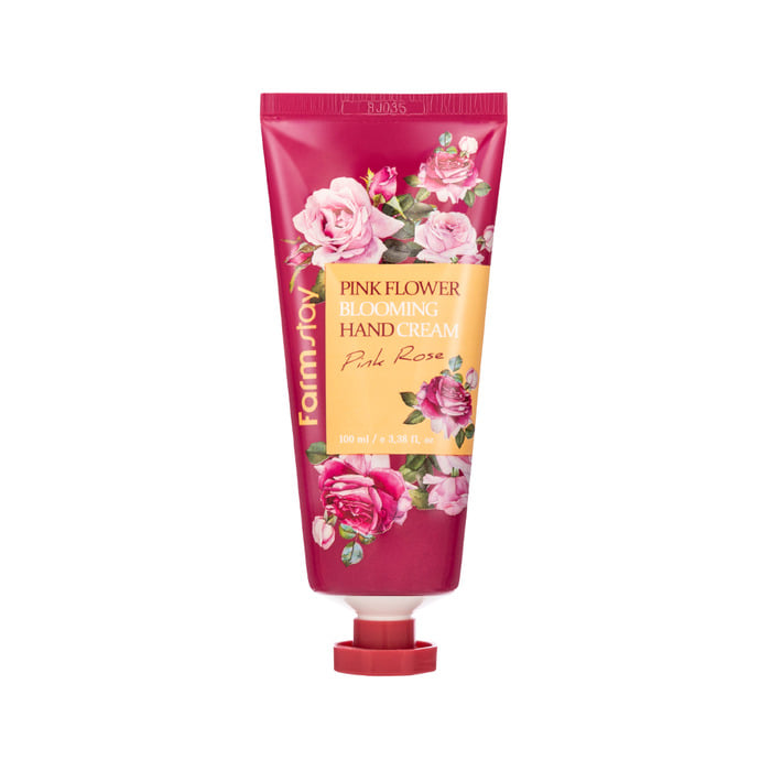 Farmstay Pink Flower Blooming Hand Cream Pink Rose 100ml