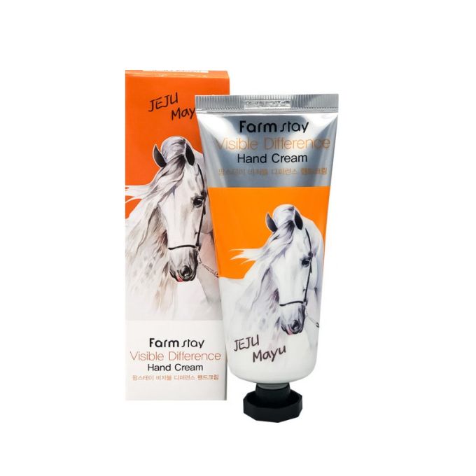 Farmstay Visible Difference Hand Cream Jeju Mayu 100ml