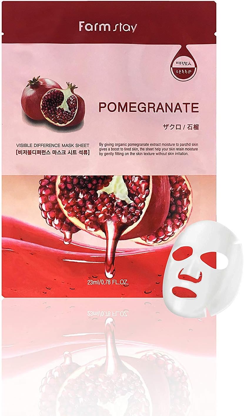 Farmstay Visible Difference Mask Sheet Pomegranate