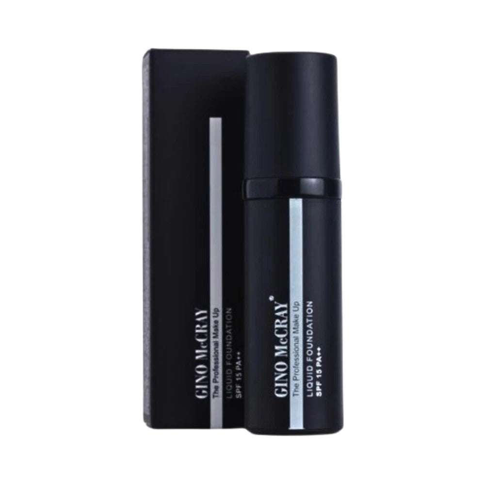 Gino McCray The Professional Make Up Liquid Foundation SPF15 PA No.02 Vanilla Beige 30ml
