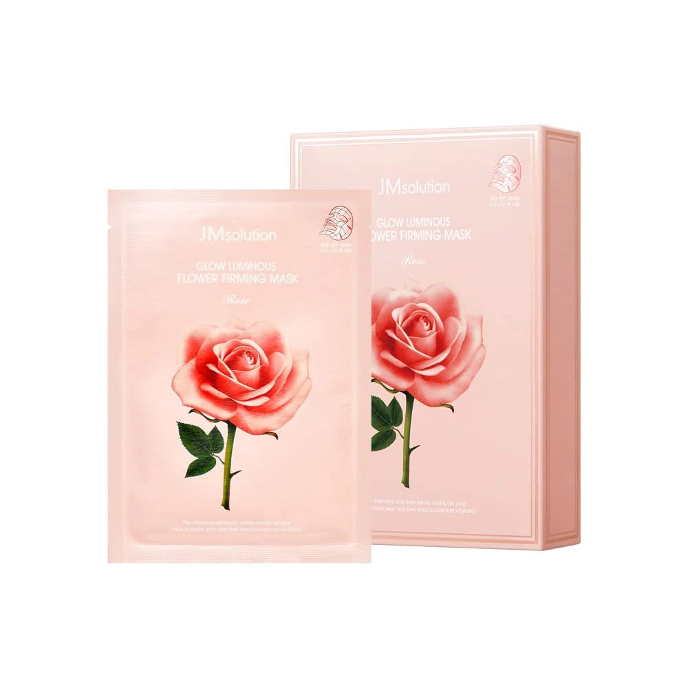 JMsolution Glow Luminous Flower Firming Mask Rose sheet mask