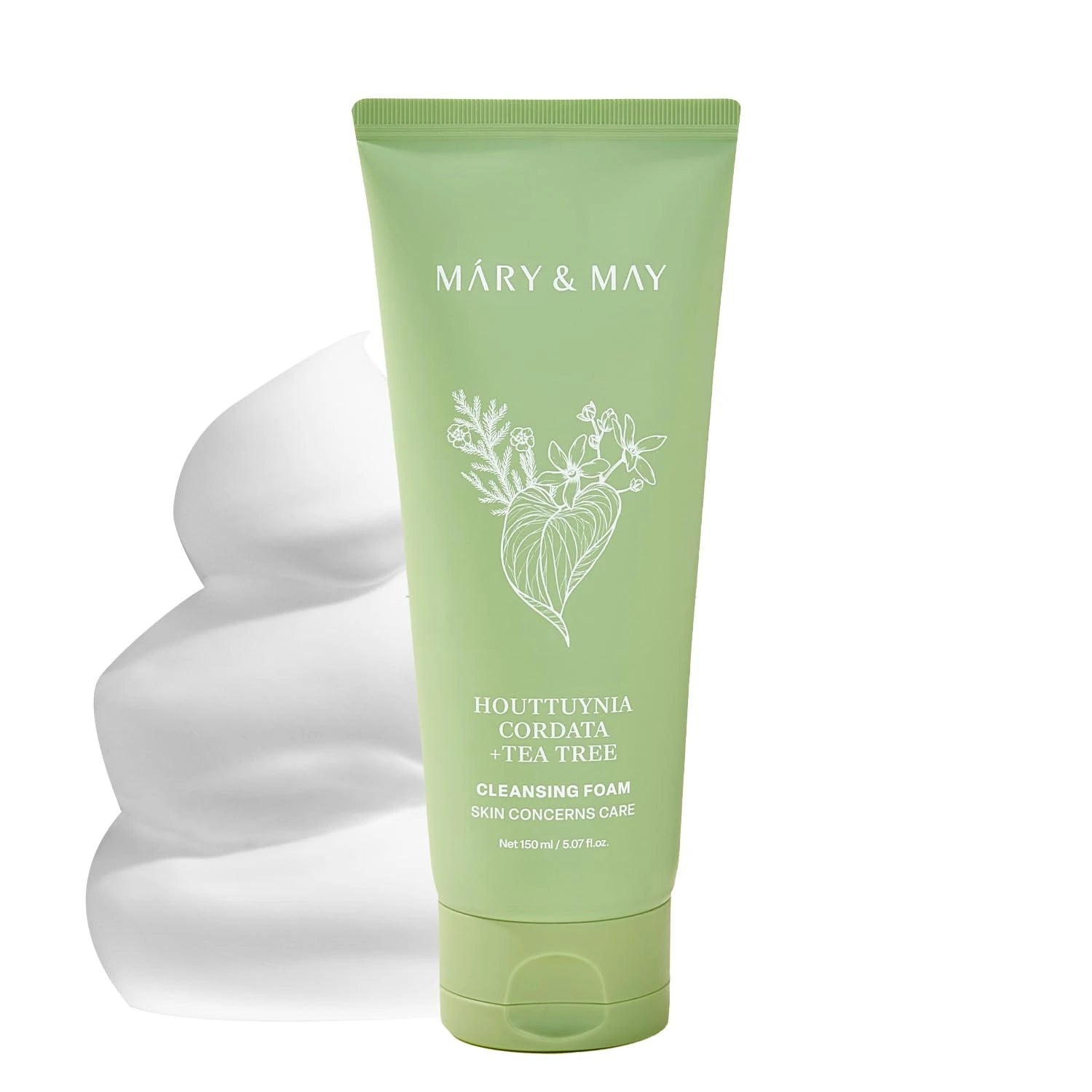 Mary&May Houttuynia Cordata Tea Tree Cleansing Foam 150ml