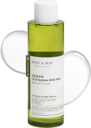 Mary&May Vegan CICA Tea Tree AHA PHA Blemish Toner 200ml