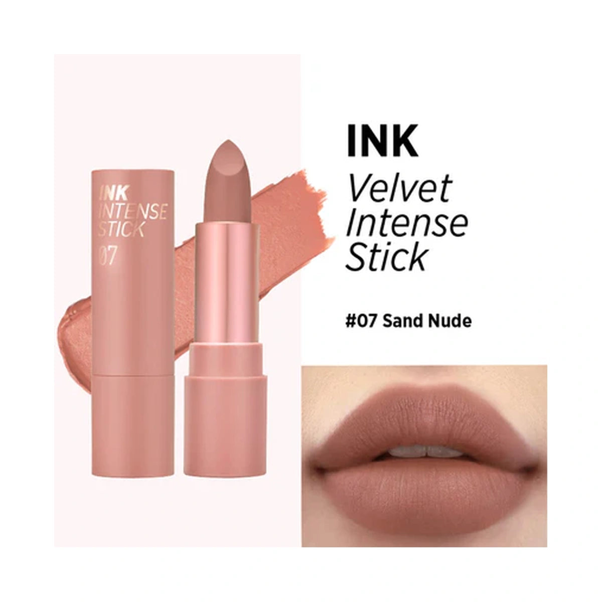 Peripera Ink Velvet Intense Stick 007 Sand Nude