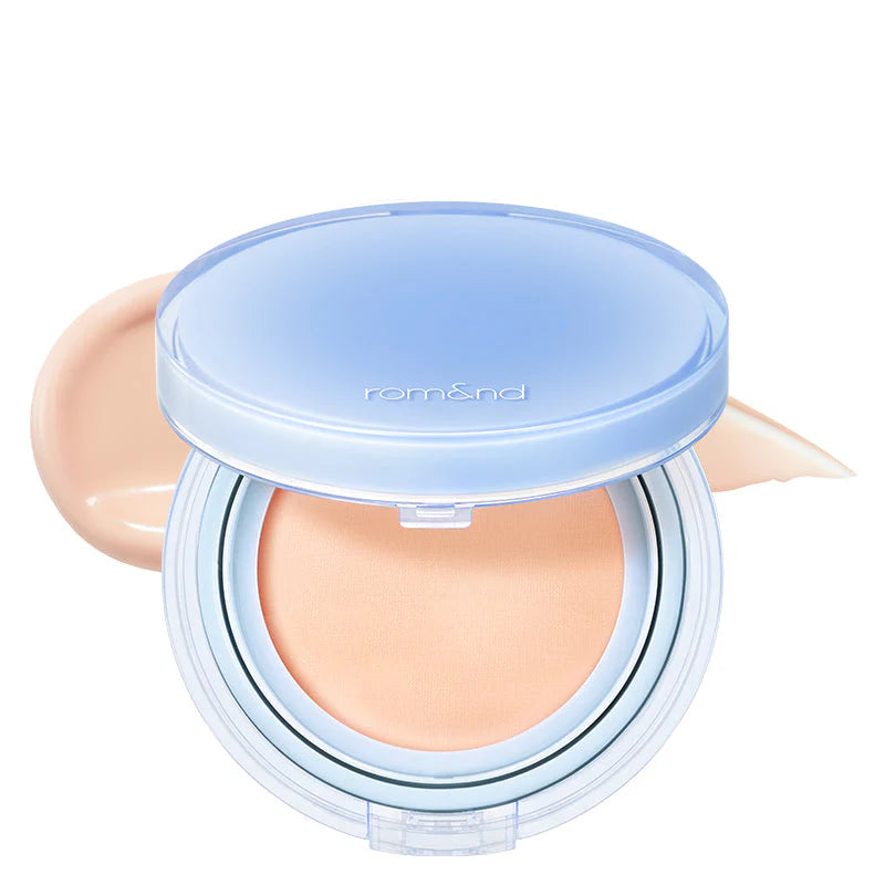 rom&nd Bare Water Cushion No.02 Pure 21 - Korean watery lightweight cushion foundation for fair skin