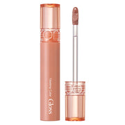 rom&nd Glasting Color Gloss No.02 Nutty Vague - Korean glass shine gloss in warm nutty nude