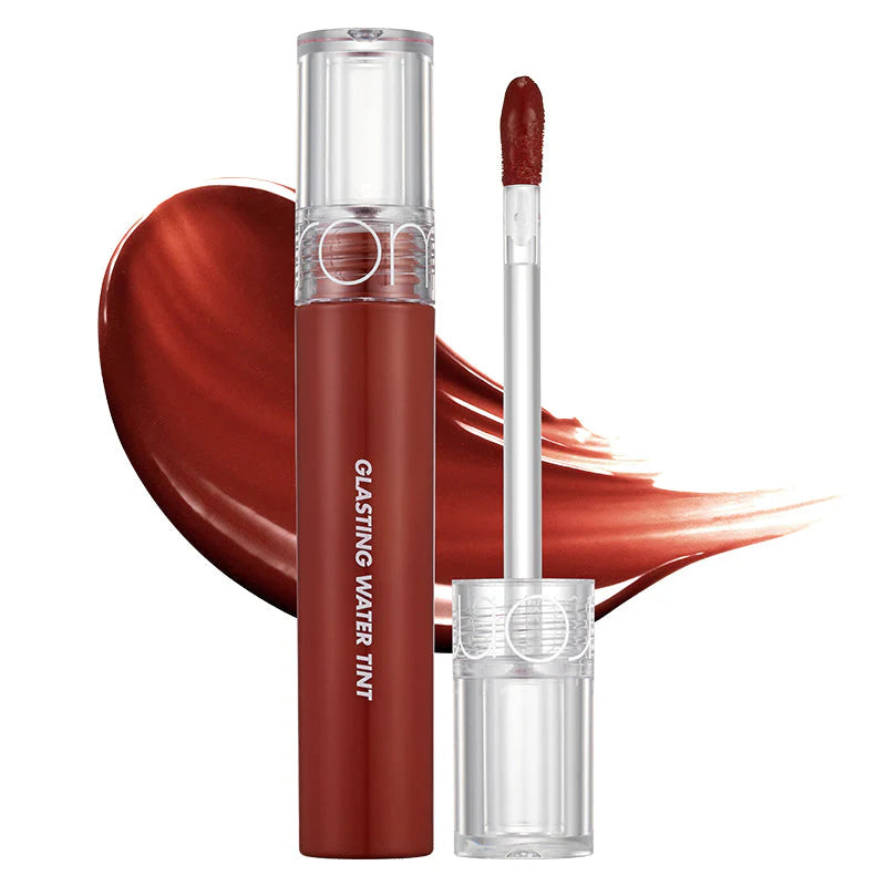 rom&nd Glasting Water Tint No.04 Vintage Ocean - Korean watery lip tint in vintage rose red
