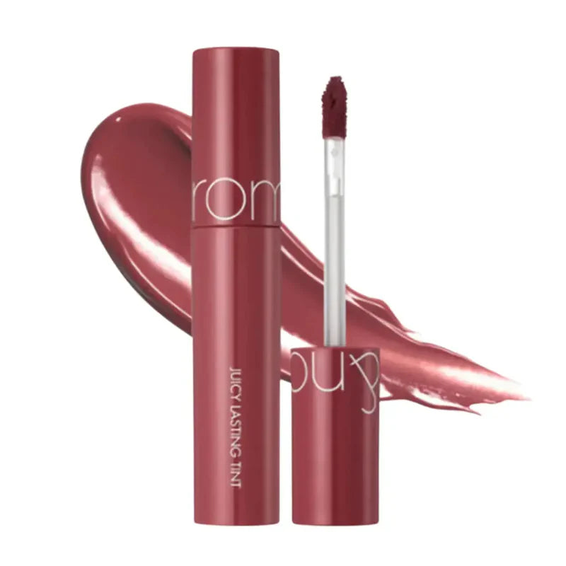 rom&nd Juicy Lasting Tint No.19 Almond Rose swatch detail