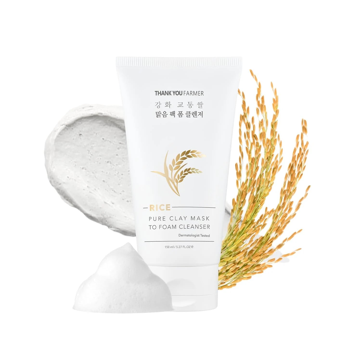 Thank You Farmer Rice Clay Foam Cleanser