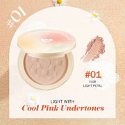 barenbliss Bloomatte Fine to Refine Compact Powder 01 Fair Light Petal