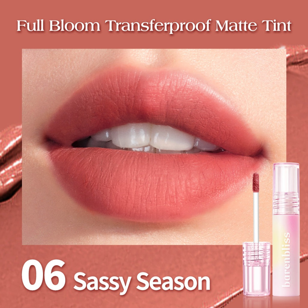 barenbliss Bloomatte Full Bloom Transferproof Matte Tint 06 Sassy Season