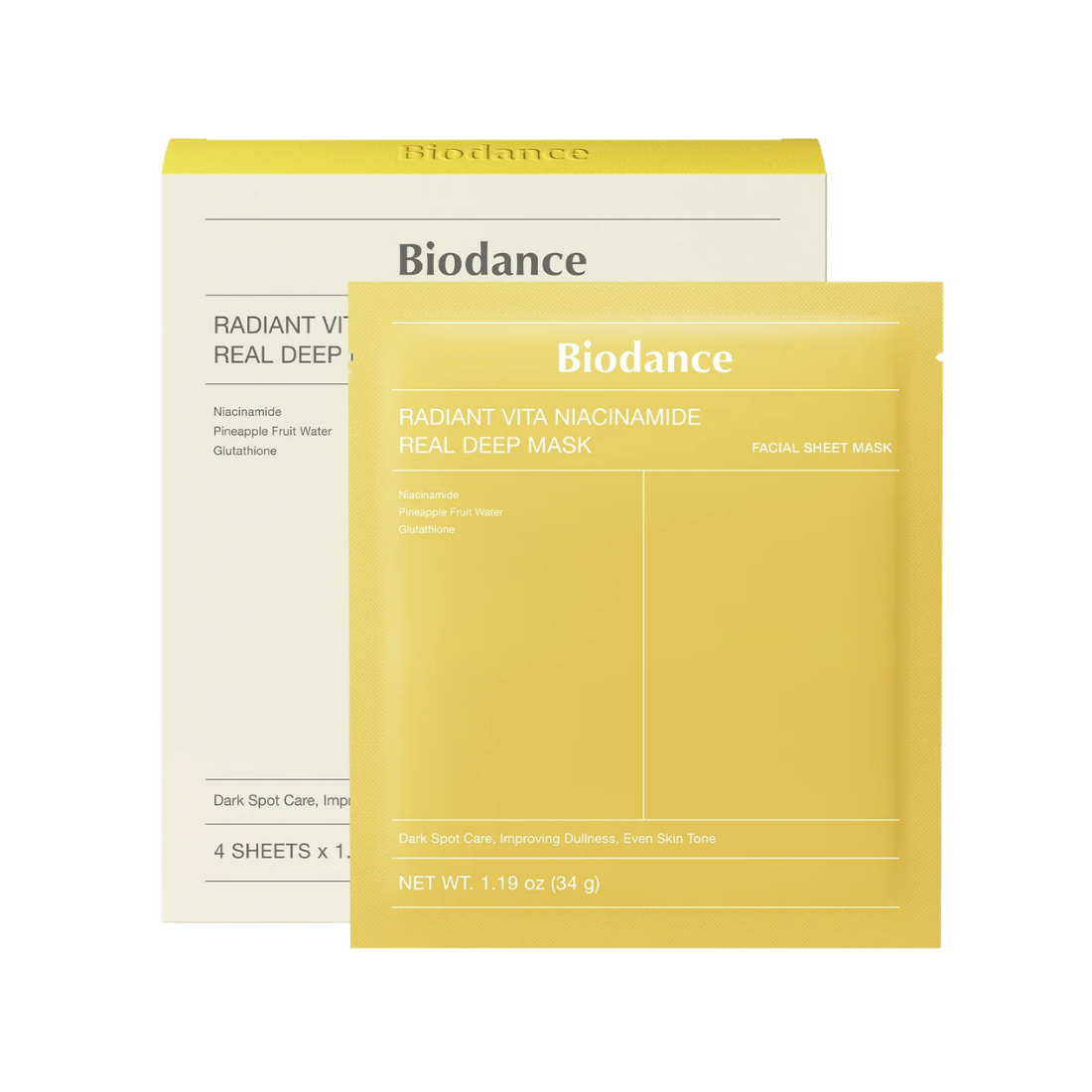 Biodance Radiant Vita Niacinamide Real Deep Mask (1ea)
