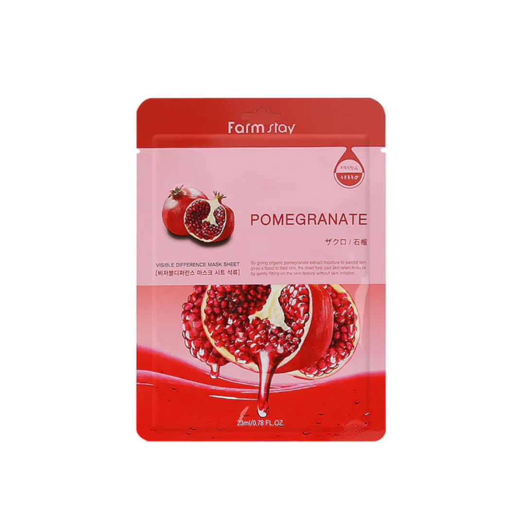 Farmstay Visible Difference Mask Sheet Pomegranate
