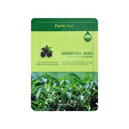 Farmstay Visible Difference Mask Sheet Green Tea Seed