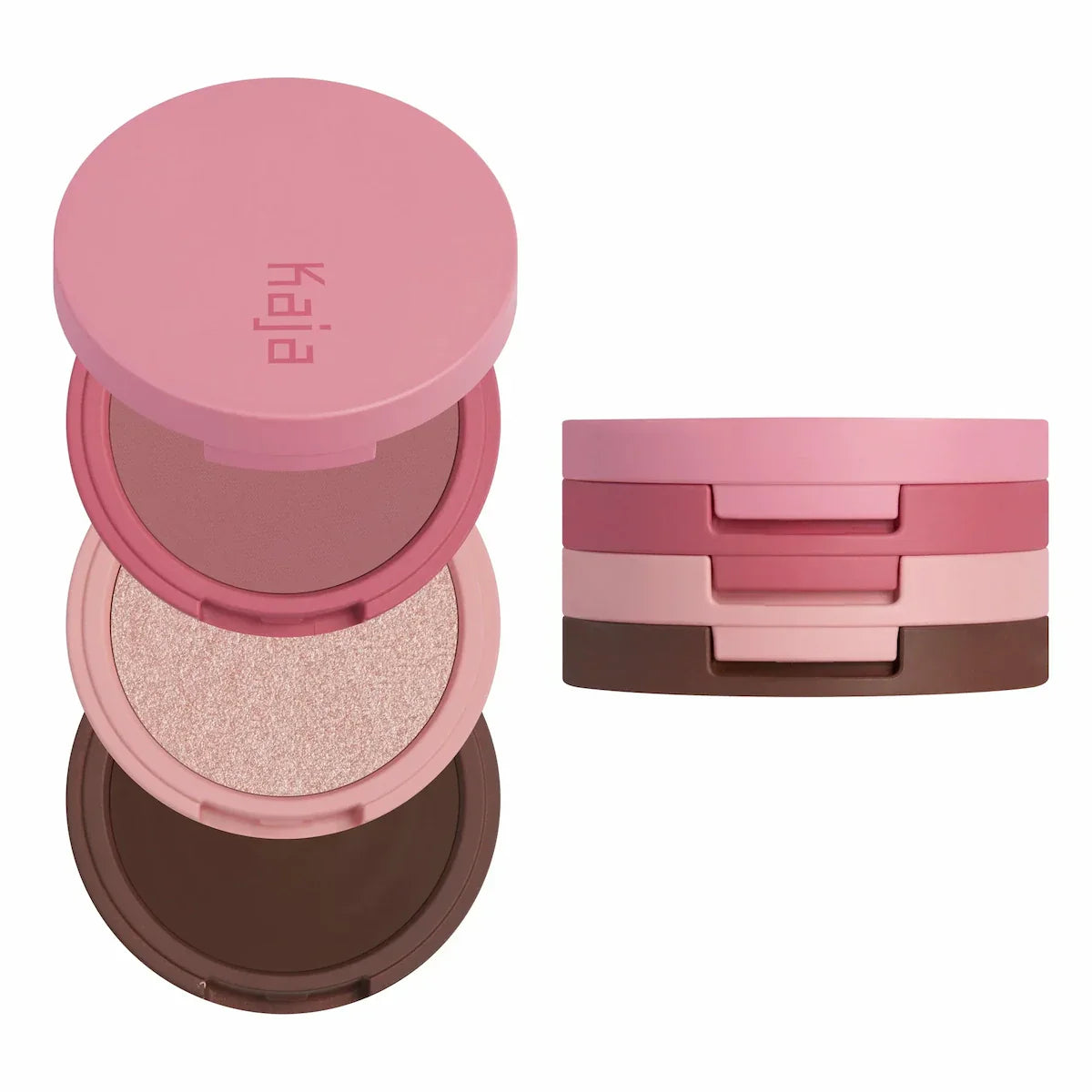 Kaja Play Bento Face Palette Bronzer, Blush, Highlighter Trio