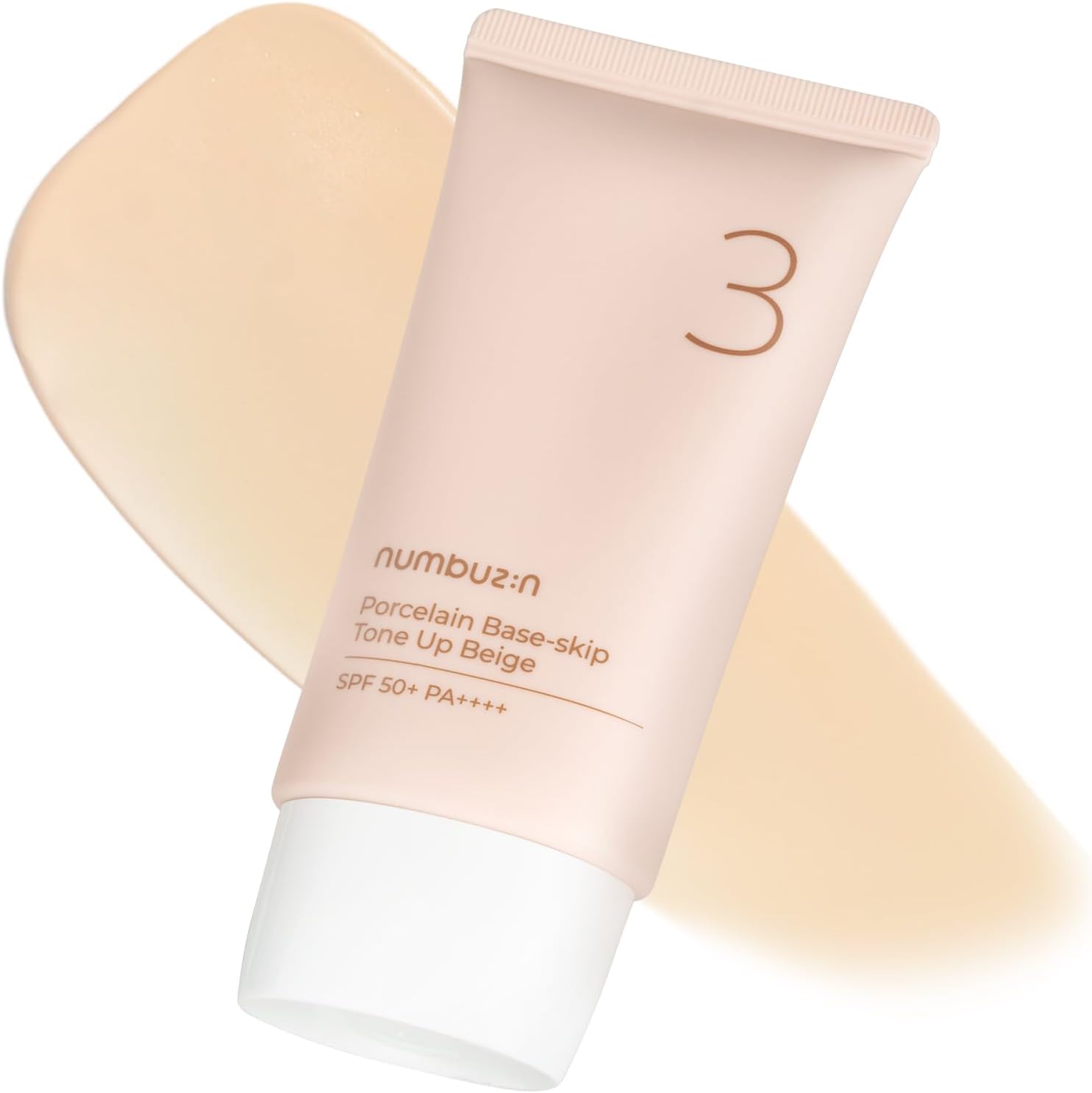 Numbuzin No.3 Porcelain Base Skip Tone Up Beige
